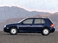 Volkswagen Golf 4, Granatowy