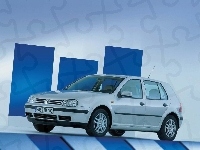 Volkswagen Golf 4, Srebrny