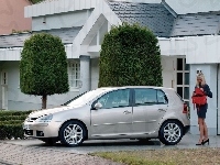 Volkswagen Golf 5, kobieta