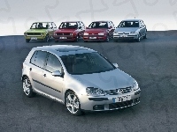 Volkswagen Golf 3, Volkswagen Golf 5, Volkswagen Golf 1, Volkswagen Golf 2, Volkswagen Golf 4