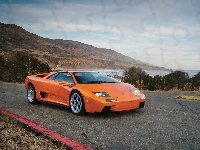 Pomarańczowy, Lamborghini Diablo VT