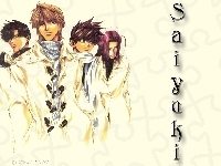 w płaszczach, Saiyuki, kremowe