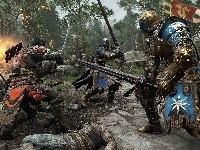 Walka, Samuraj, Gra, For Honor, Rycerze