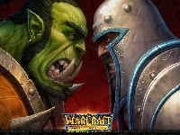 Ork, World of Warcraft, Gra, Orks and Humans, Rycerz, Profil, Plakat, Postacie, Twarze
