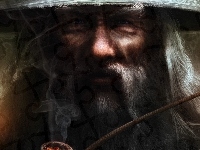 Wąsy, Mężczyzna, Broda, Fajka