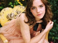 Liście, Krzesło, Emma Watson