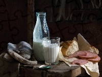 Bułka, Wędlina, Maślanka