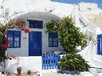 Wejście, Grecja, Dom, Drzwi