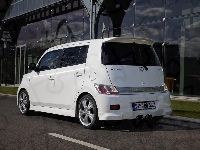 White, Tył, Daihatsu Materia, X