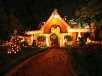 Domek, Świąteczny, Disneya