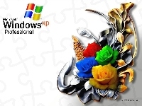 Wiązanka, Windows, XP, Róż