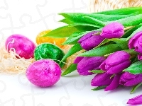 Jajka, Wielkanoc, Tulipany