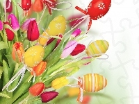 Jajka, Wielkanoc, Tulipany