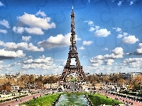 Eiffel, Wieża, Paryż