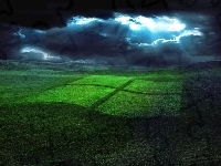 Łąka, Logo, Windows, Chmury