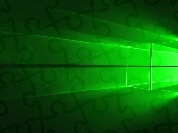 Windows 10, System, Zielony