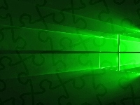 Windows 10, System, Zielony