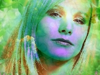 Kobieta, Wiosenna, Grafika