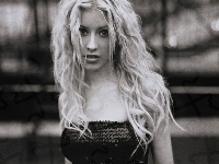 włosy, blond, Christina Aguilera