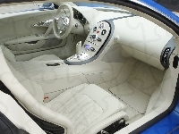 Wnętrze, Jasne, Bugatti Veyron