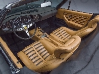 Wnętrze, Ferrari Daytona, Skóry