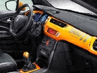Wnętrze, Citroen DS3, Racing