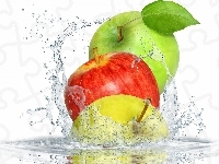 Woda, Jabłka