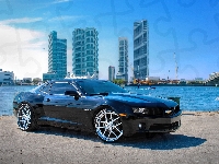 Miasto, Chevrolet, Camaro, Woda