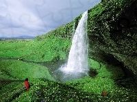 Seljalandsfoss, Wodospad, Islandia