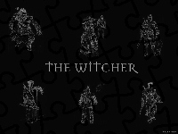 wojownik, The Witcher, szkic, miecz