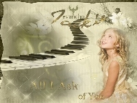 Wokalistka, Jackie Evancho, Klawiatura