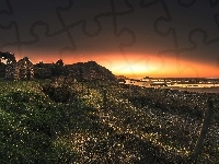 Zachód, Wybrzeże, Słońca
