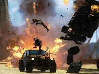 Wybuch, Just Cause 2, Samochodu