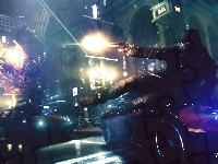 Wybuchy, Watch Dogs, Mężczyna, Miasto