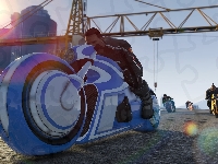 Wyścig, Gra, Motocykle, GTA 5, Grand Theft Auto V