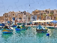 Wyspa, Przystań, Budynki, Malta