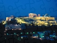 Wzgórze, Grecja, Zamek, Akropol