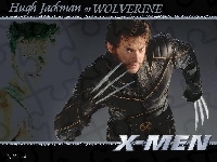 x-men, Hugh Jackman, czarna kurtka