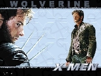 x-men, Hugh Jackman, profil twarzy