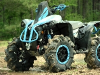 Can-Am, Niebieski, Quad, Renegade 1000 R XMR