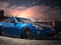 Niebieski, Nissan 370 Z