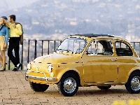 500, Mężczyzna, Kobieta, Zabytkowy, 1957, Fiat