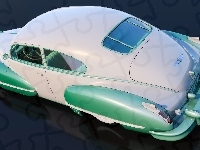 1946, Zabytkowy, Cadillac Series 62 Sedanette, Biało-zielony