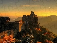 Zamek Aggstein Castle, Austria, Powiat Melk, Ruiny