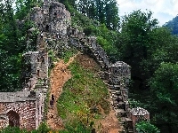 Ruiny, Zamek, Schody
