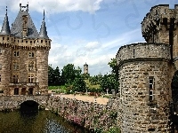 Region Bourgogne, Zamek La Clayette, Chateau de la Clayette, Francja