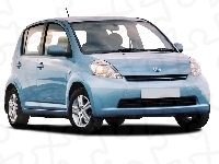 Zderzak, Błękitny, Daihatsu Sirion, Przód