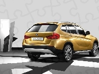 Zderzak, BMW X1, Tył