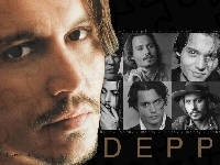 zdjęcia, Johnny Depp, twarz