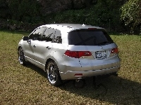 Zdjęcie, Srebrna, Acura RDX, Tył